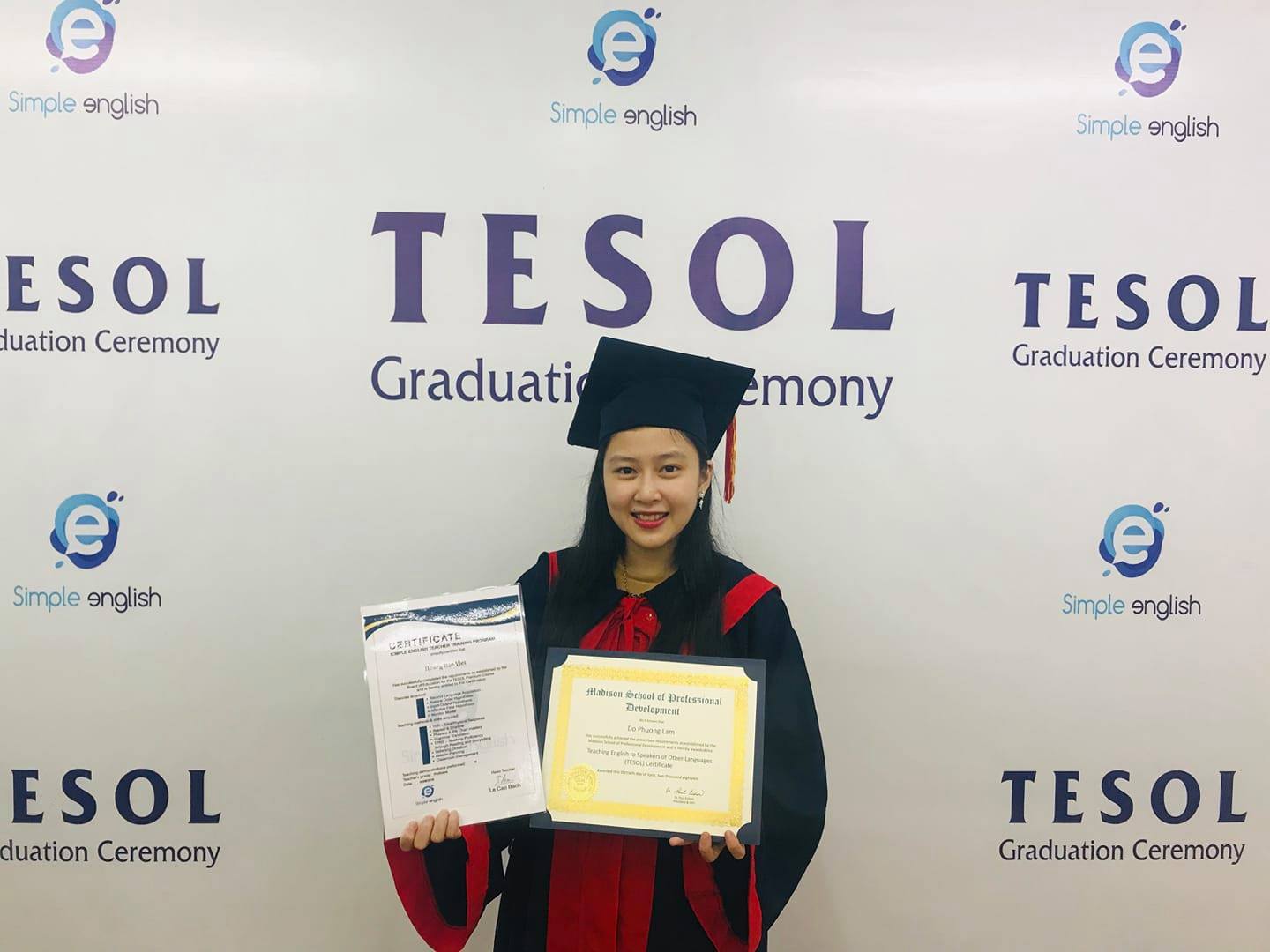 Tesol certificated teacher